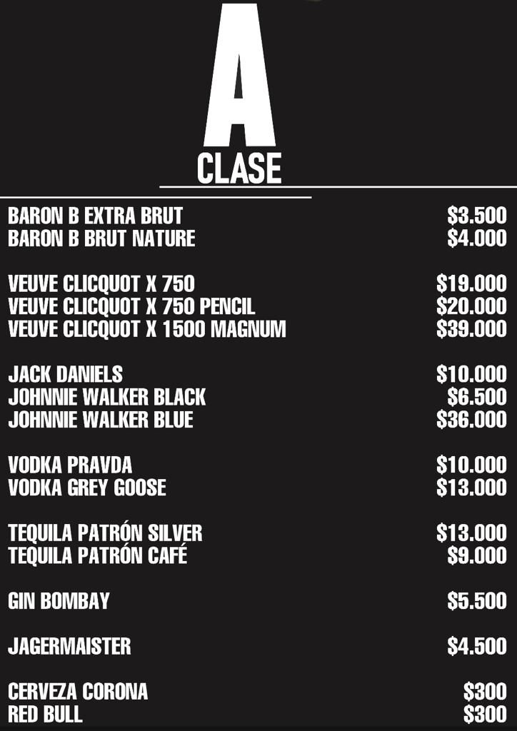 Carta de CLASE A en 1 — página 1
